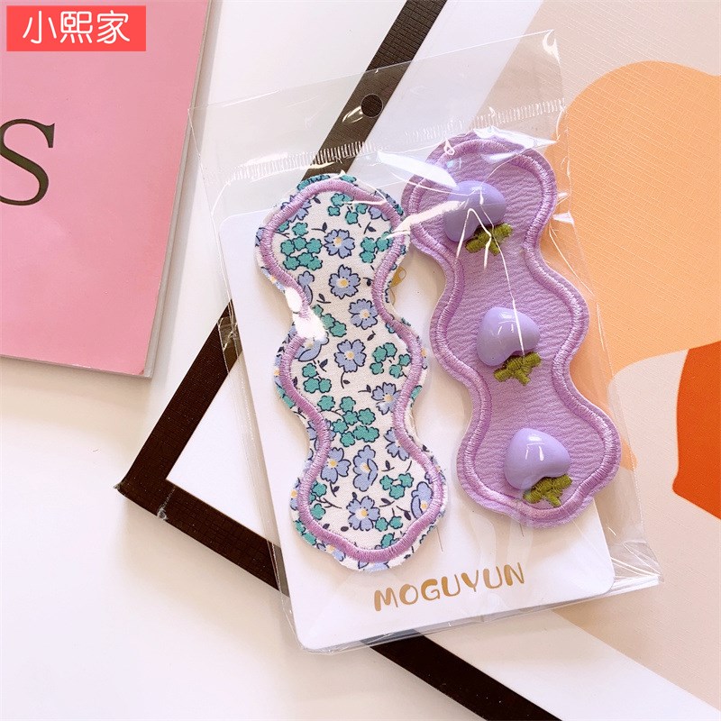 女孩宝宝可爱碎发贴魔术贴气质韩国儿童发饰后脑勺发夹女童刘海贴