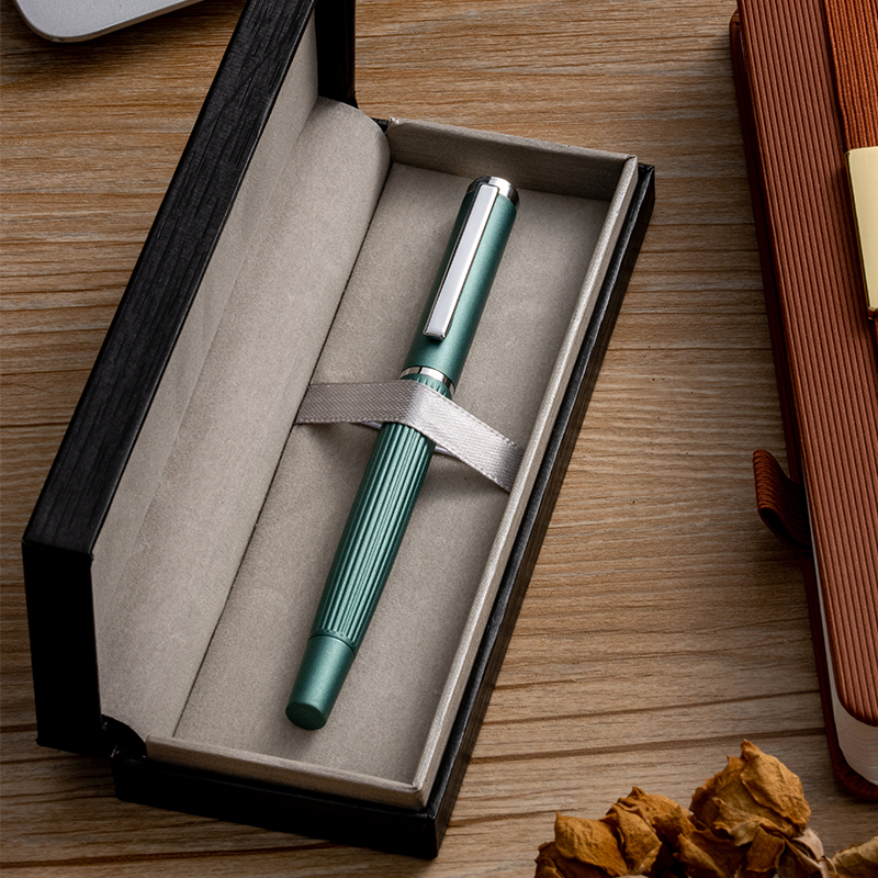 天色 签字笔商务高档男女士金属笔杆宝珠笔签单开单签约签名中性