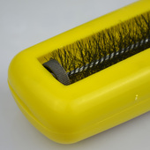 毛呢大衣除尘刷子 滚筒床刷 大号衣物双面静电刷 衣物干洗器