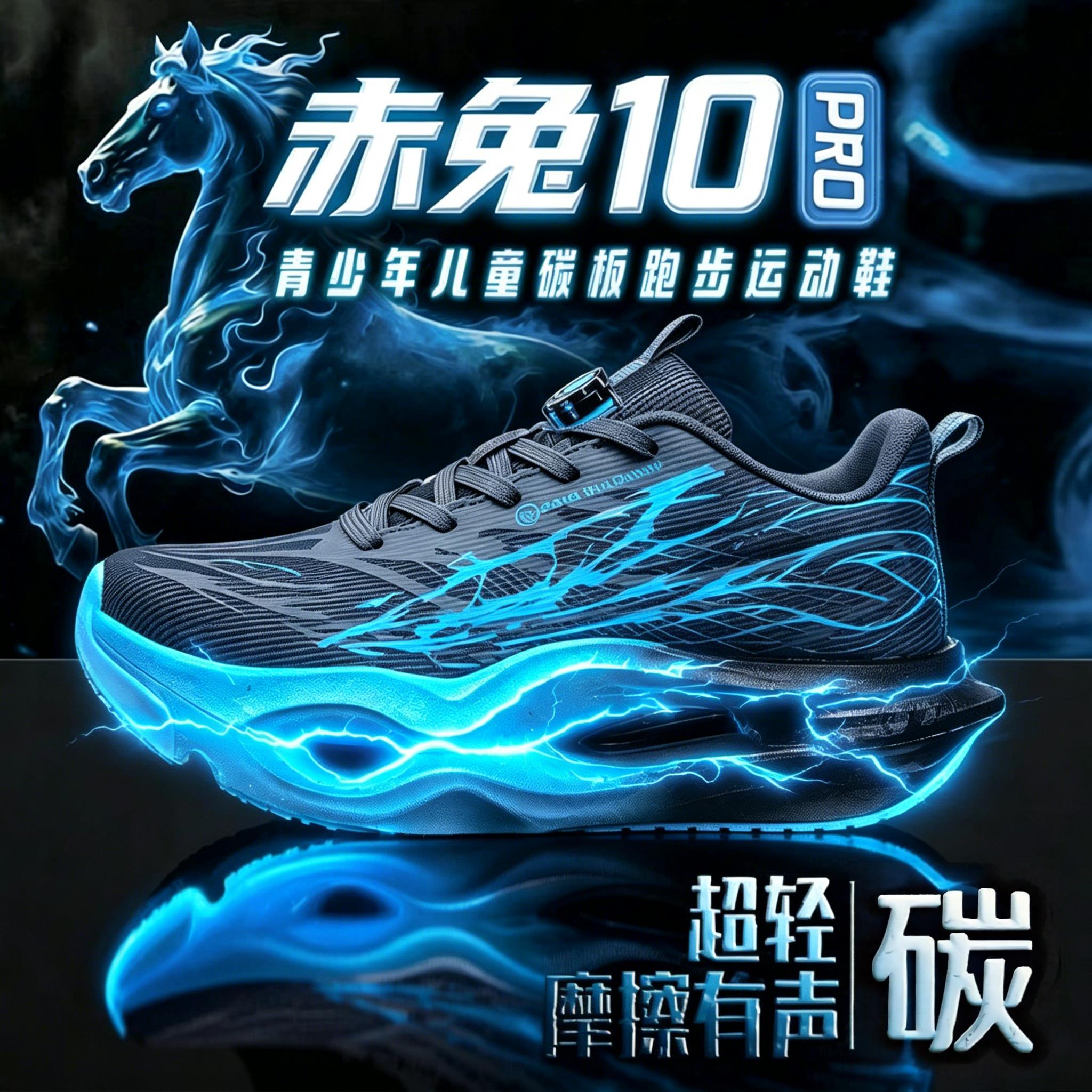 赤兔10PRO儿童跑步鞋2026