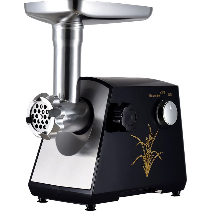 博乐科家用电动绞肉机小型不锈钢多功能搅打碎肉馅碎菜自动灌肠机