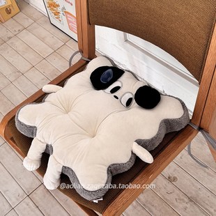 秋冬季流汗小狗加厚椅子坐垫舒适久坐学生宿舍办公室电脑家用靠垫