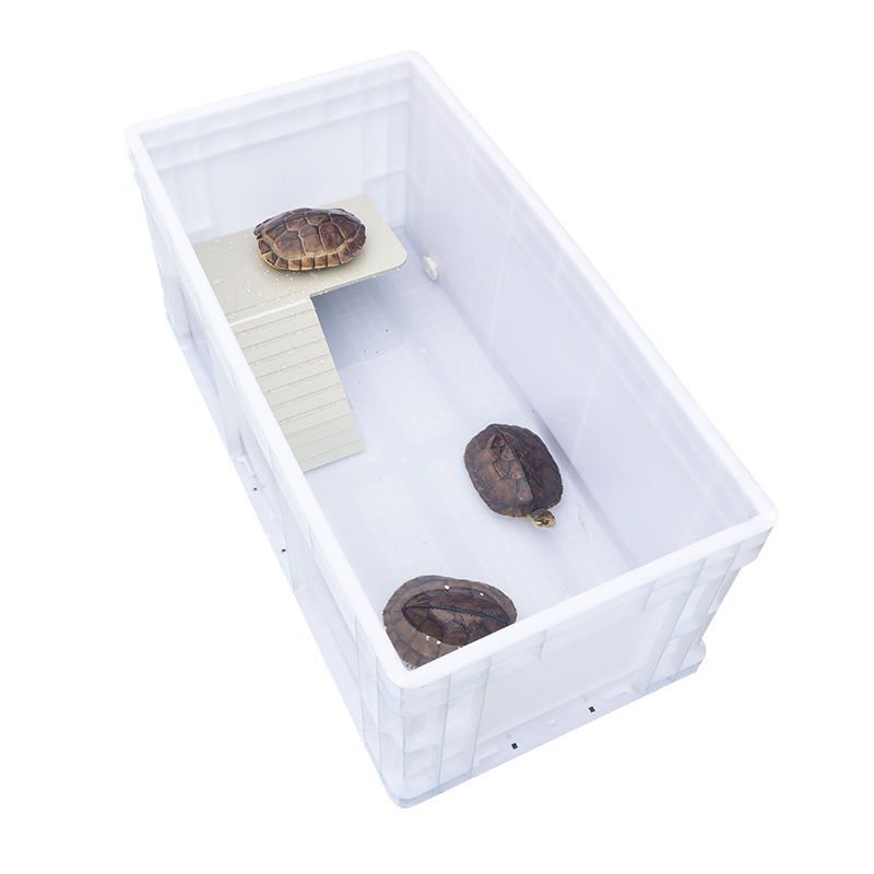 龟箱加厚塑料箱EU物流周转箱乌龟养殖箱大型饲养箱养龟池龟缸龟托