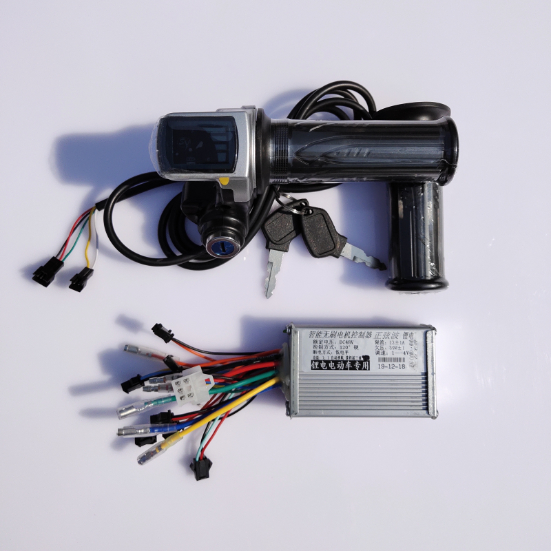 代驾电动车电机折叠锂电车无刷有齿高速后轮48控制器调速手把油门