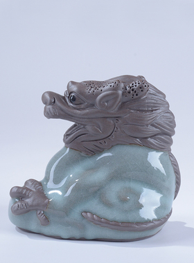 12十二生肖摆件陶瓷牛羊马鼠虎兔龙蛇猴鸡狗猪创意家居装饰工艺品