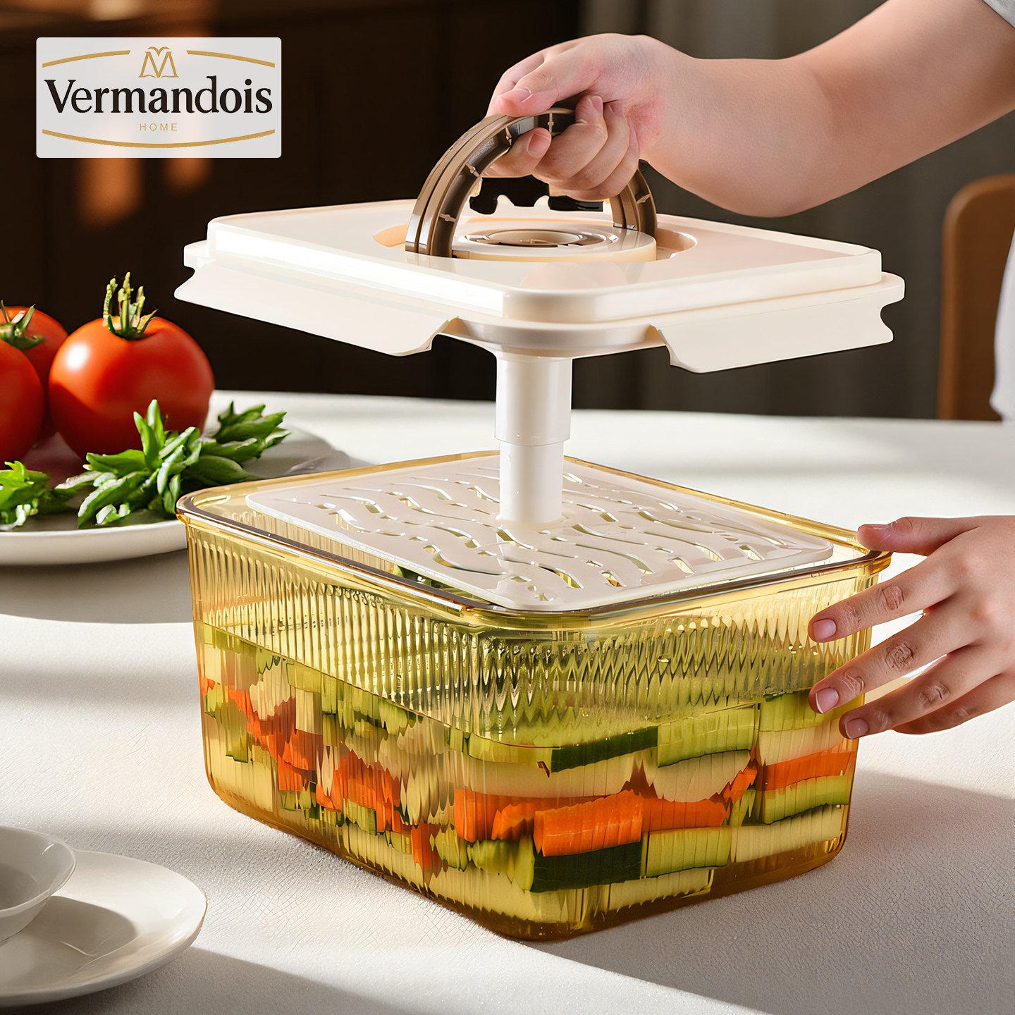 Vermandois泡菜罐子玻璃带压板耐高温加厚腌菜罐食品级玻璃密封罐,厨房/烹饪用具,密封罐,淘宝优惠券,粉丝福利购,淘宝优惠卷