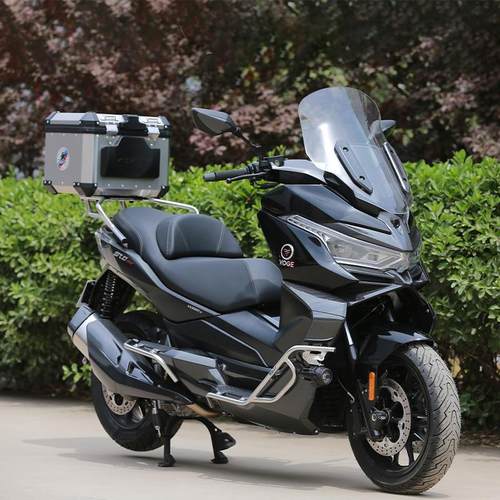 GSADV适用隆鑫无极SR4Max350尾箱护杠保险杠改装件尾架铝合金摩托