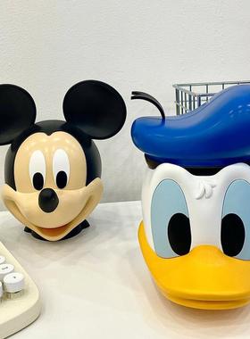 唐老鸭米奇存钱罐咖啡机饮水机米奇摆件可爱客厅卧室茶几网红装饰