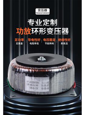 500瓦功放隔离环形变压器电源220V转24V12V双32V18V大功率功放牛