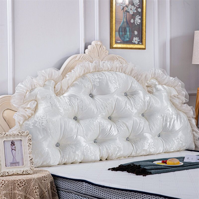 韩式田园公主床头大靠背软床头靠垫床上双人长靠枕含芯三角靠垫