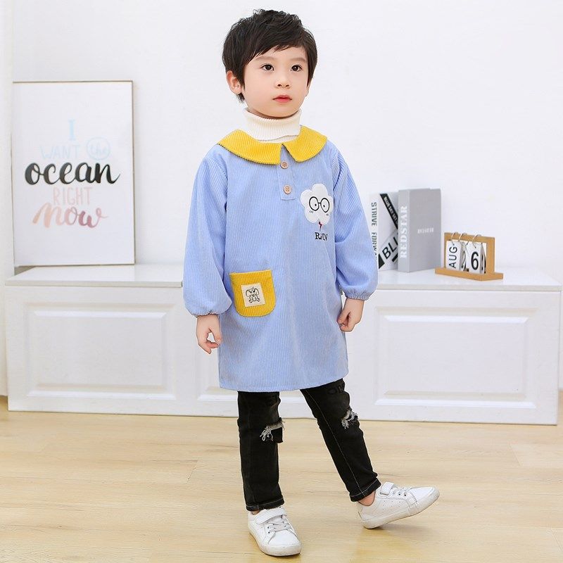 中长款及膝男女宝宝罩衣套棉衣大码防水防脏灯芯绒长袖儿童反穿衣,童装/婴儿装/亲子装,反穿衣/罩衣,淘宝优惠券,粉丝福利购,淘宝优惠卷