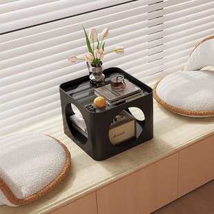 法式中古风创意阳台飘窗矮桌窗台小桌子炕桌榻榻米小茶几炕几茶桌