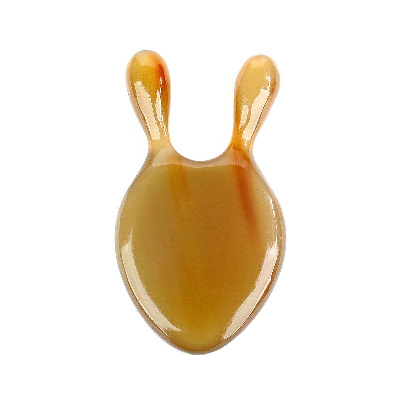 白水牛角小蜗牛鼻子按摩器眼脸面部美鼻梁耳工具眼周拨筋棒刮神器