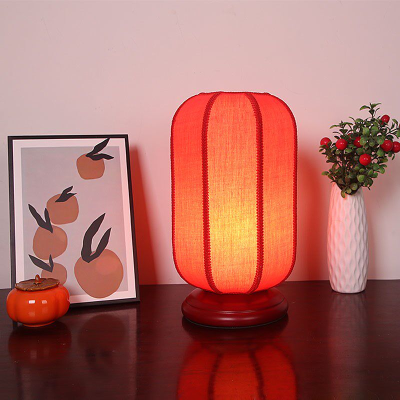 新中式古典台灯复古实木卧室床头灯禅意茶楼茶室酒店结婚婚庆灯具