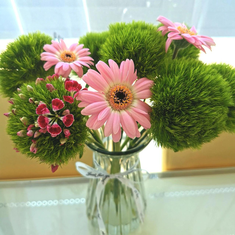 向日葵鲜花云南直发乒乓菊绿毛球花束混搭插花水养鲜切花,鲜花速递/花卉仿真/绿植园艺,鲜花速递(同城),淘宝优惠券,粉丝福利购,淘宝优惠卷