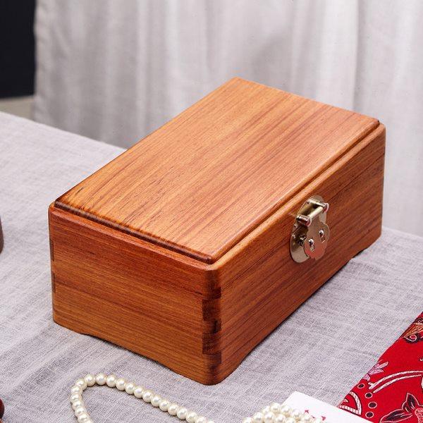 原木首饰盒收纳盒中式长方形实木带锁家用高档手饰品盒精致复古风,饰品/流行首饰/时尚饰品新,首饰盒,淘宝优惠券,粉丝福利购,淘宝优惠卷