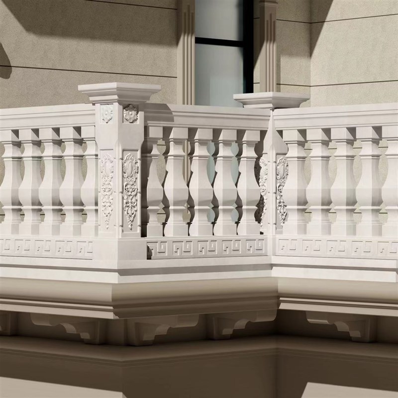 罗马柱栏杆模具阳台护栏花瓶柱水泥柱子扶手欧式别墅现浇围栏模型
