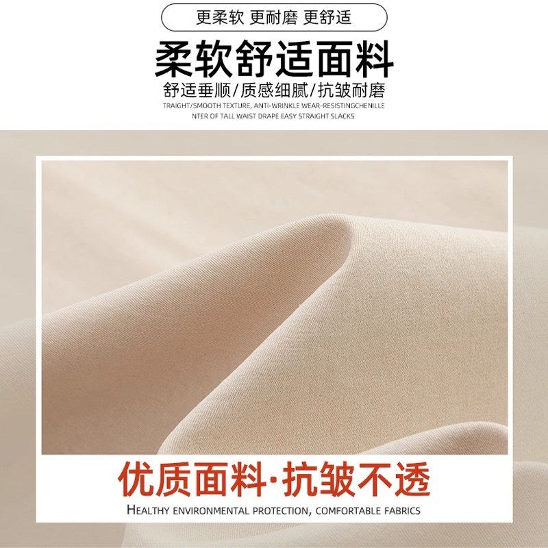 2024新款工装裤女春秋高腰显瘦休闲宽松美式工装裤子女白色阔腿裤