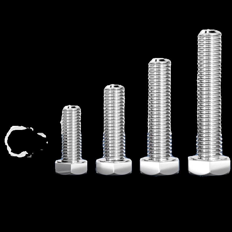 201不锈钢外六角螺丝螺钉螺杆M4M5M6M8M10M12-M20加长外六方螺栓