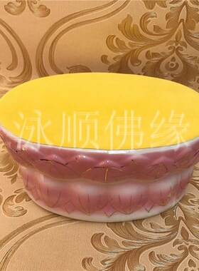 陶瓷新款观音客厅座莲花座底座供奉佛像垫佛台礼家佛具加高垫摆件