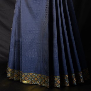 南山集【有钱花】纱料明制马面裙4.5米摆6对褶微梯平价日常轻薄款