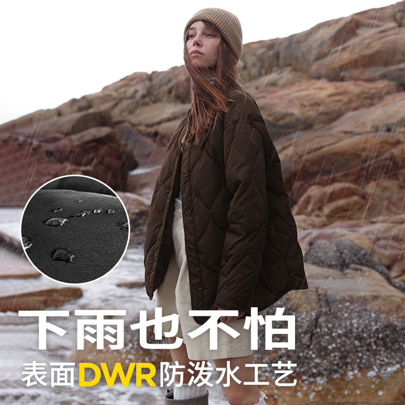 羽绒服女款冬季2023年新款高级感羽绒服短款小个子百搭面包服外套