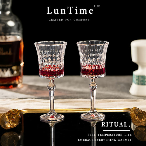 LunTime水晶玻璃杯香槟杯轻奢ins
