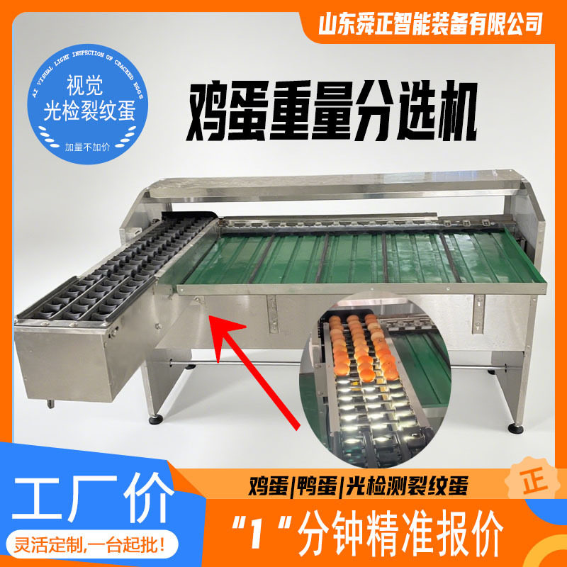 定制蛋品分选机 鸭蛋重量鸡蛋分选设备 蛋视觉裂纹检测电子分级机,清洗/食品/商业设备,选果机/分选机,淘宝优惠券,粉丝福利购,淘宝优惠卷