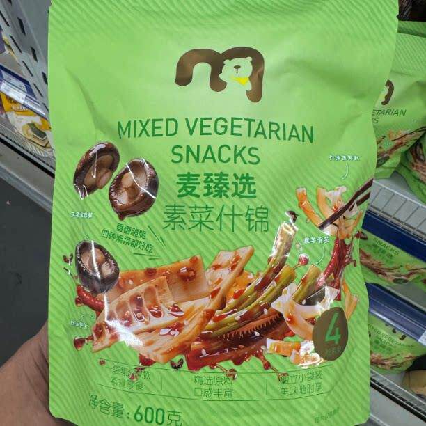麦德龙代购麦臻选素菜什锦600g袋装休闲零食即食蔬菜零食魔芋爽