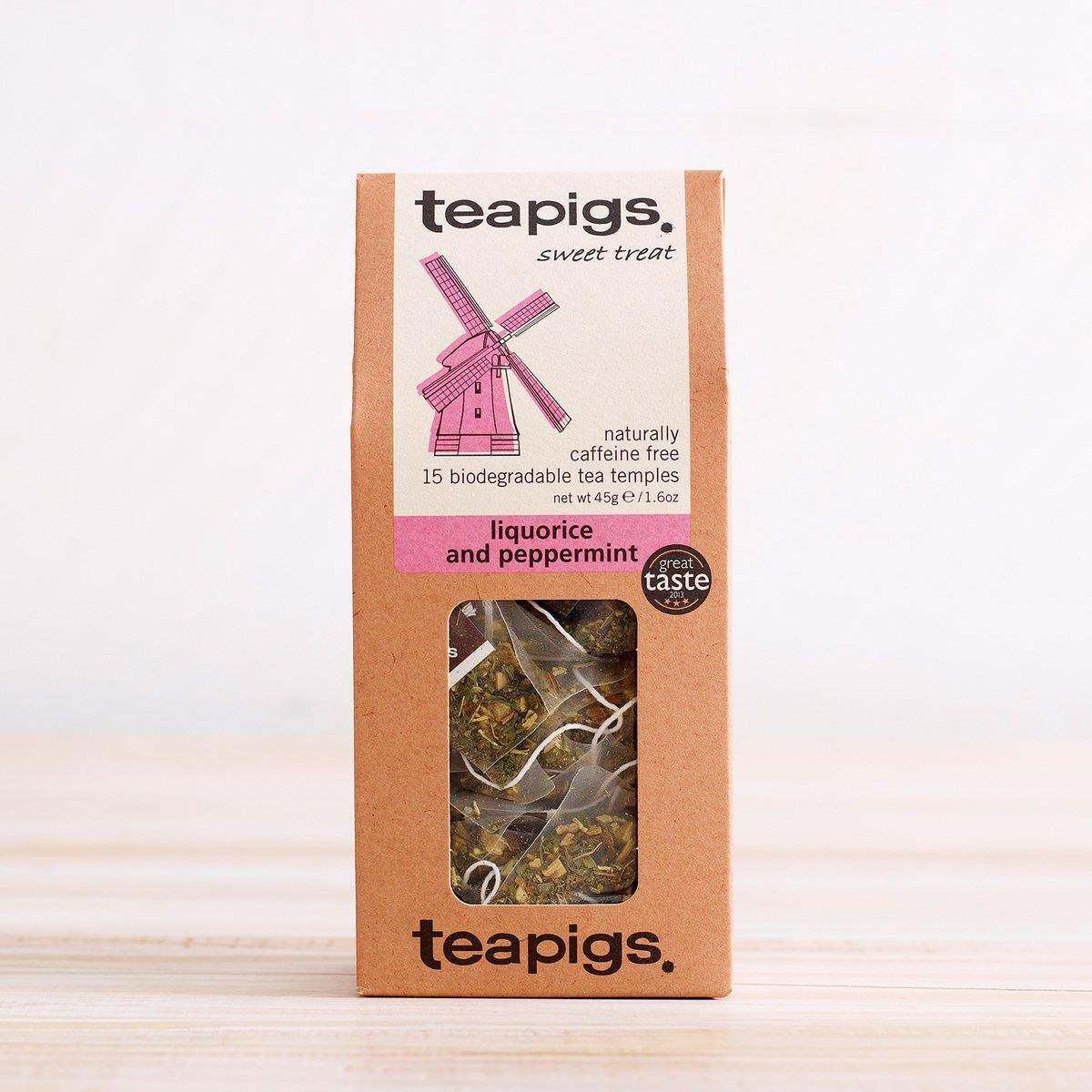 29年英国原装现货 teapigs 茶猪猪 甘草薄荷茶 立体茶包 15茶包