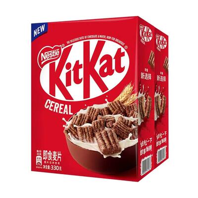 山姆会员店代购奇巧(KitKat)波兰进口既食麦片330g*2