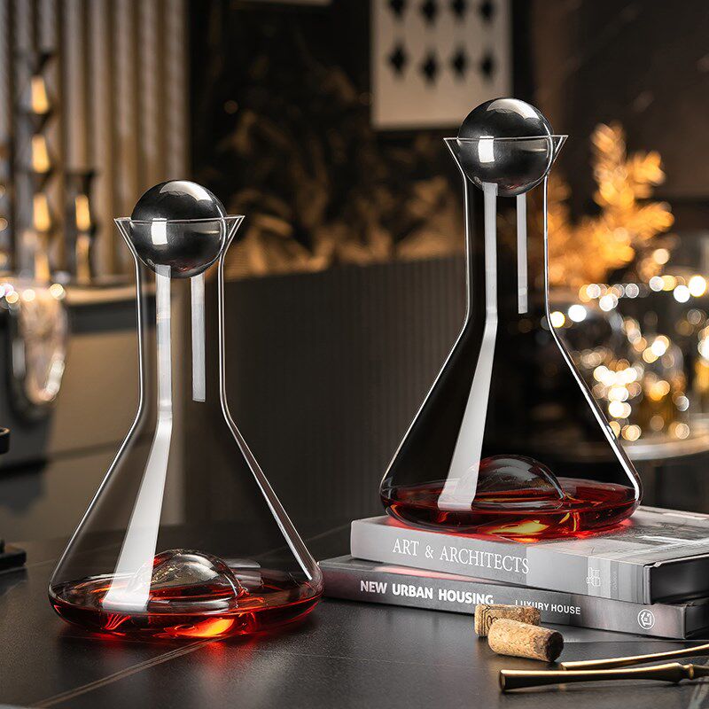 创意水晶玻璃高颜值醒酒器壶快速葡萄红酒家用高级感酒杯套装高端