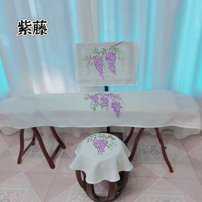 手绘古风古筝罩素雅古典古筝盖布防尘罩163通用古筝盖布古琴盖布