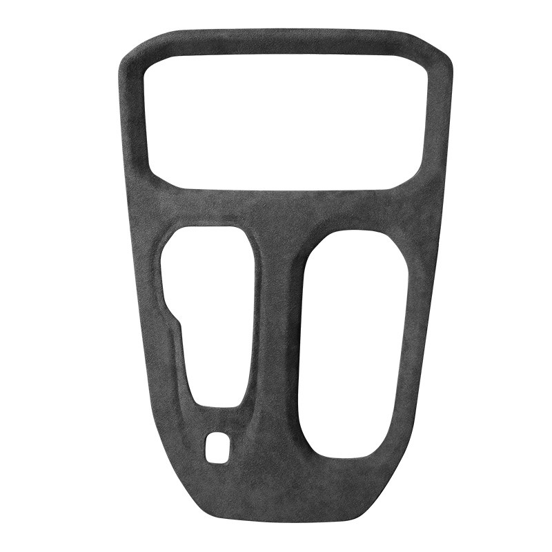 适用极氪009中控面板排挡框改装翻毛皮专用内饰保护装饰配件用品