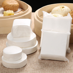 不粘包底纸 方形硅油纸蒸馒头专用蒸笼纸88蒸包子垫纸