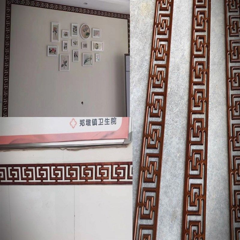 装饰木线条实木中式装修回字纹吊顶边条压边客厅背景墙木雕装饰