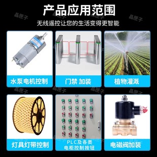 FSK调频16路12V24V新款 大功率工业遥控器可多按键同时按同时输出