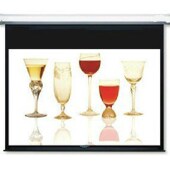 全新红金叶 9玻珠90英寸电动遥控投影幕布