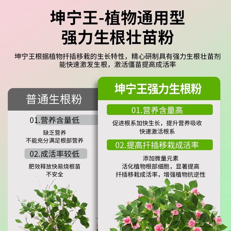 生根粉植物通用生根剂壮苗剂快速生根液果树专用月季多肉植物扦插
