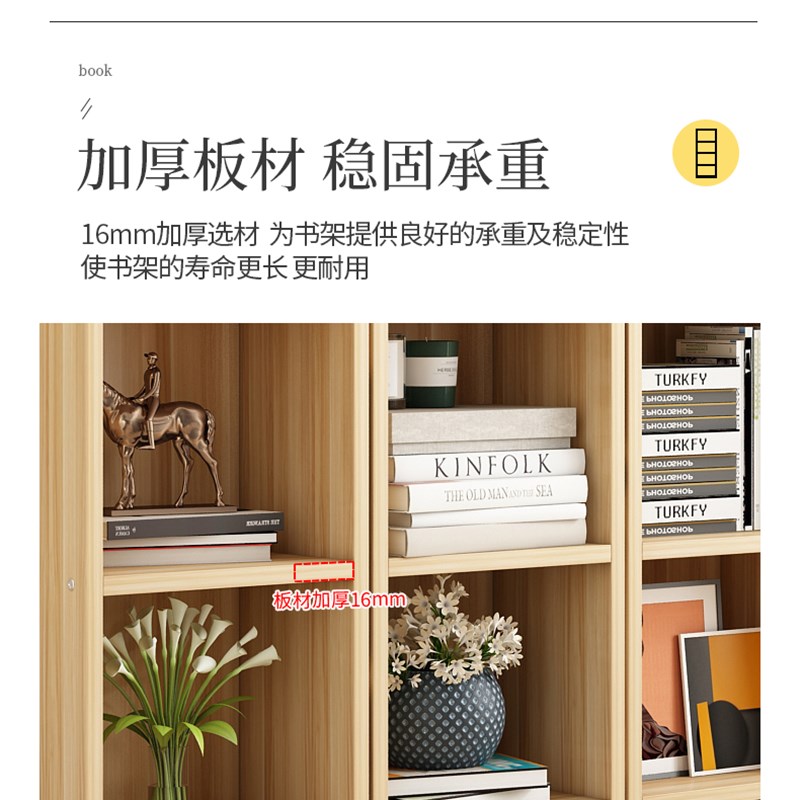 定制存包柜美发店寄存柜书柜带锁储物柜带门收纳置物柜木柜子定做