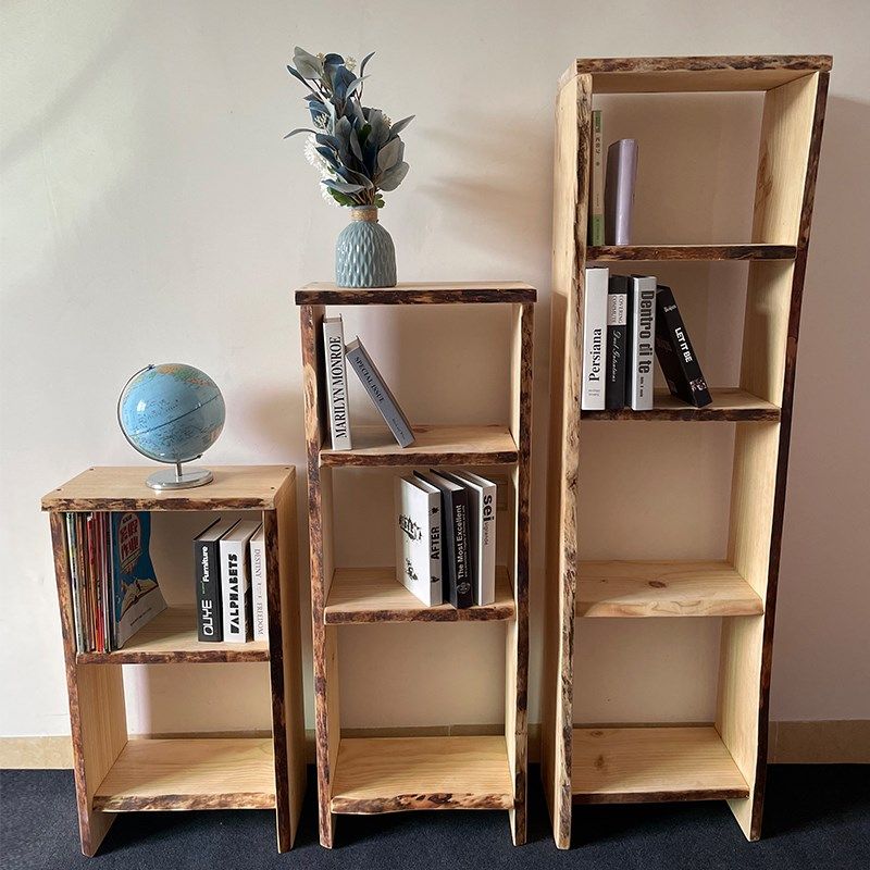 书柜组合柜实木矮柜落地储物柜日式边柜飘窗置物柜榉木客厅电视柜