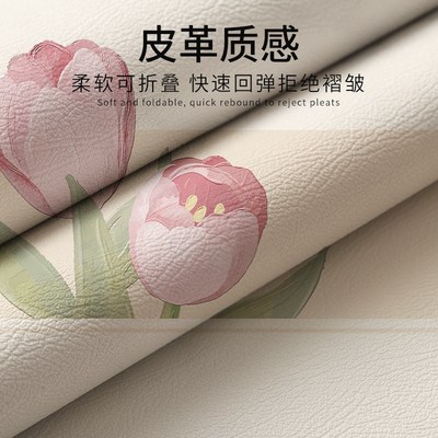 梳妆台桌垫轻奢高级感防水防油桌布美甲化妆台可剪裁桌面保护垫