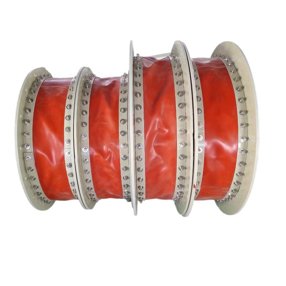 玻璃钢离心风机硅胶布软接连接管道法兰用变径偏心尺寸800mm