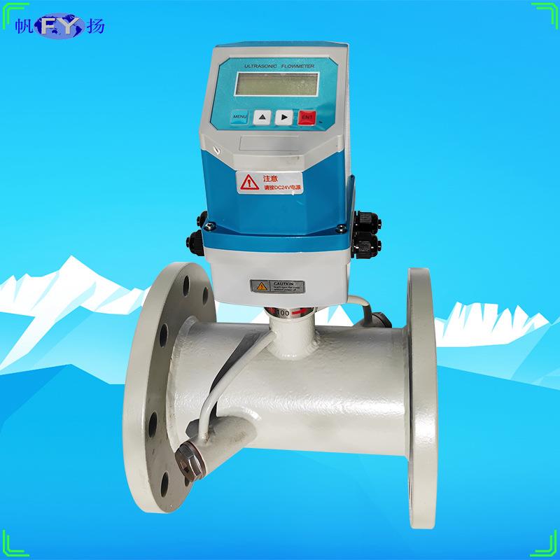 FYcs-2000CD一体管道式超声波流量计超声波流量表法兰连接碳钢