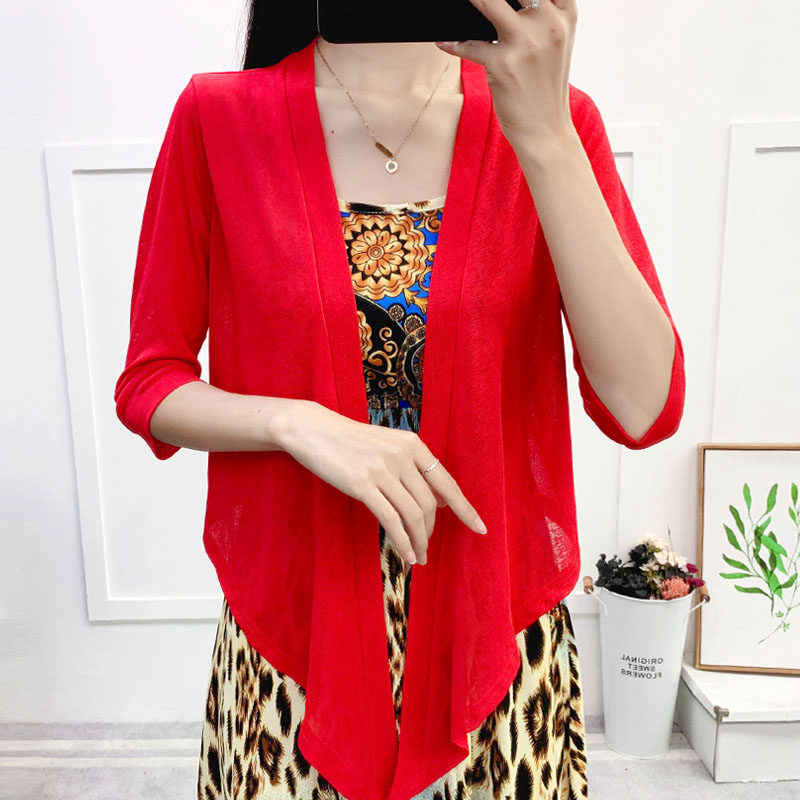 夏季配裙子的小披肩针织衫开衫短款百搭大码薄款外搭小外套上衣女,女装/女士精品,短外套,淘宝优惠券,粉丝福利购,淘宝优惠卷