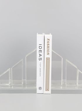 北欧创意水晶书挡样板房售楼部卧室厨房客厅餐厅桌面玄关饰品摆件