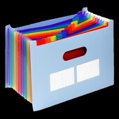 A4风琴包大容量文件夹孕检产检资料收纳册档案盒合同夹学生试卷袋