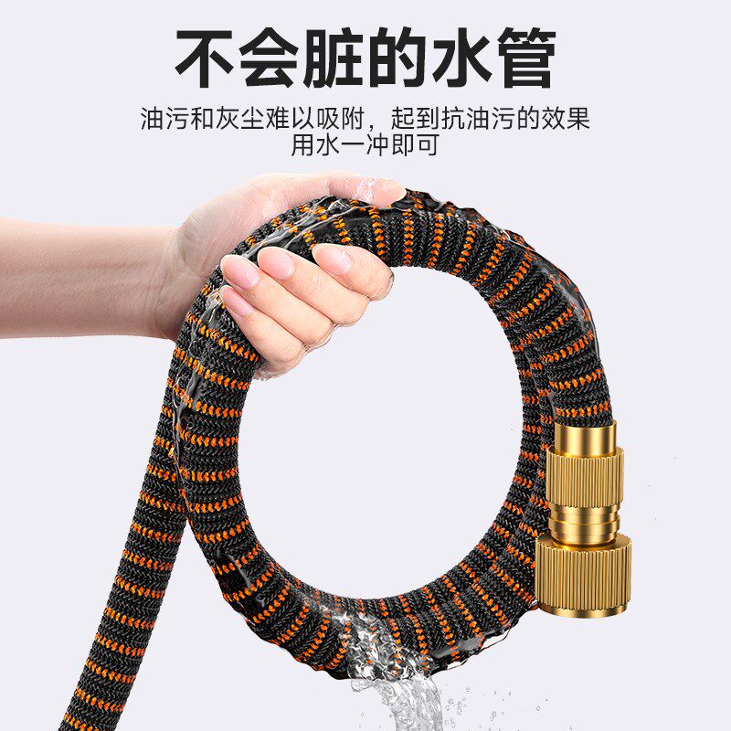 全金属纯铜短枪单个抢增压喷头伸缩水管软管浇花洗车强力洗地家用