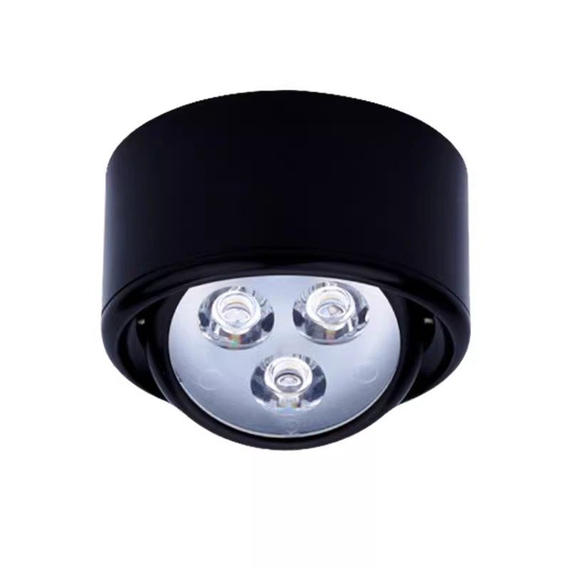 彩色超薄led明装射灯3W可调聚光免开孔背景墙玄关壁画天花吸顶灯,家装灯饰光源,明装射灯,淘宝优惠券,粉丝福利购,淘宝优惠卷