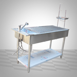 宠物美容台手术台洗牙台美容桌组装大小号动物手术床解剖台洗澡桌